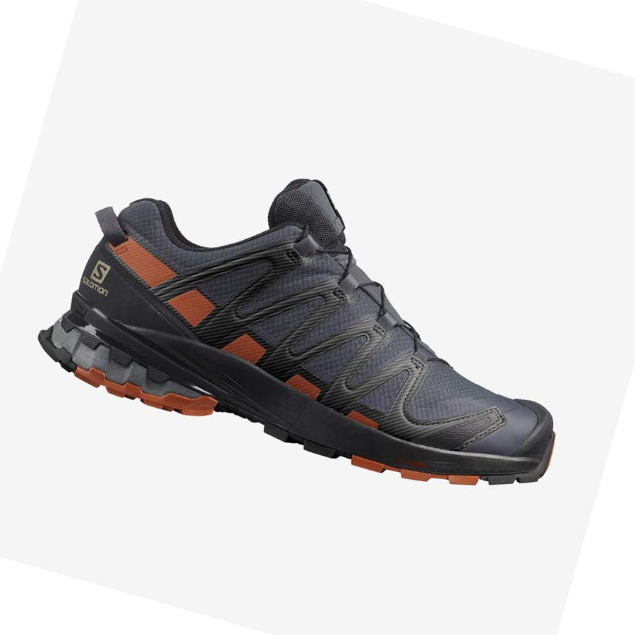 Salomon XA PRO 3D V8 GORE-TEX WIDE Trail Futócipő Férfi Fekete | HU 2088TCE